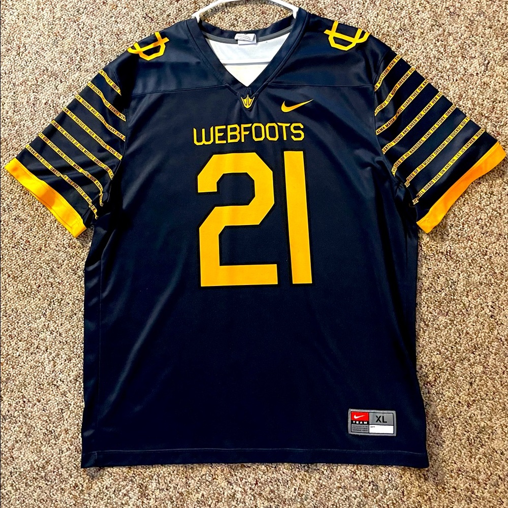 Nike Oregon Ducks Mighty Oregon Webfoot Jersey